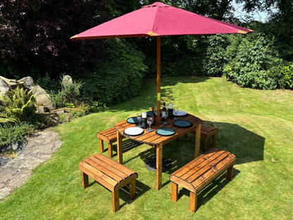 Knights Garden Patio Dining Set by Charles Taylor - 6 Seats