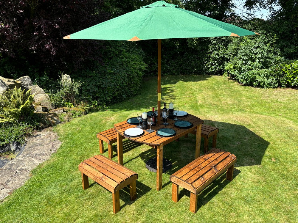 Knights Garden Patio Dining Set by Charles Taylor - 6 Seats