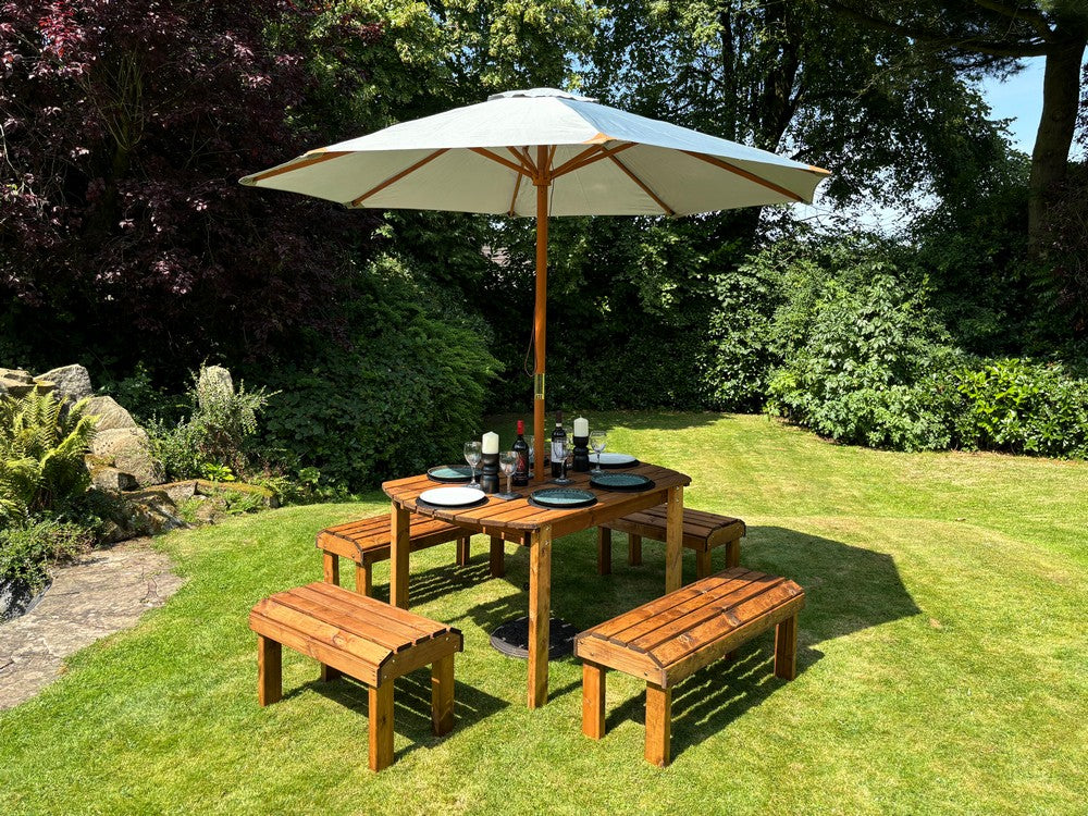 Knights Garden Patio Dining Set by Charles Taylor - 6 Seats