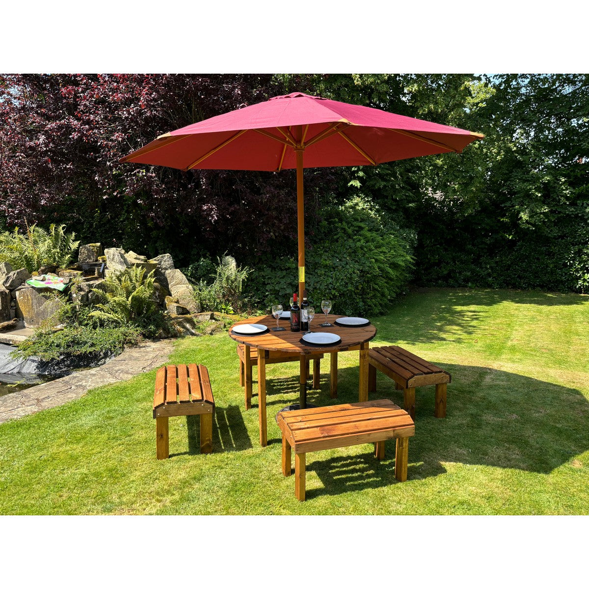 Knights Garden Patio Dining Set by Charles Taylor - 4 Seats