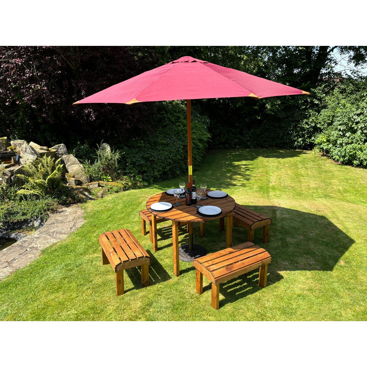 Knights Garden Patio Dining Set by Charles Taylor - 4 Seats