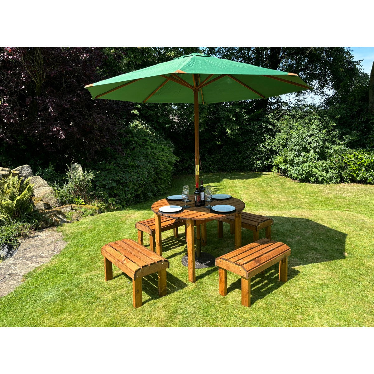 Knights Garden Patio Dining Set by Charles Taylor - 4 Seats