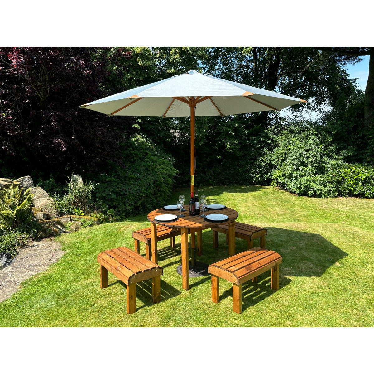 Knights Garden Patio Dining Set by Charles Taylor - 4 Seats