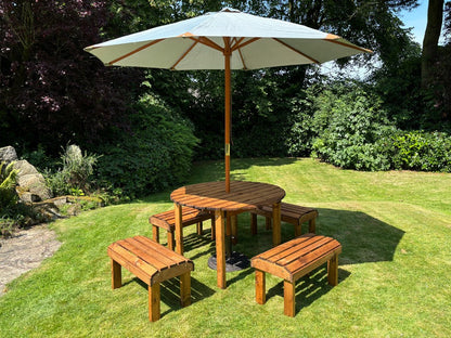 Knights Garden Patio Dining Set by Charles Taylor - 4 Seats