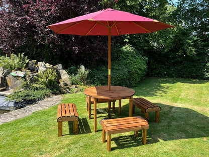 Knights Garden Patio Dining Set by Charles Taylor - 4 Seats