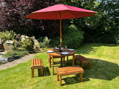 Knights Garden Patio Dining Set by Charles Taylor - 4 Seats