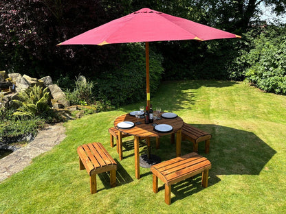 Knights Garden Patio Dining Set by Charles Taylor - 4 Seats