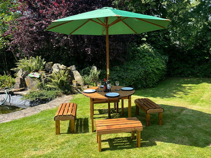 Knights Garden Patio Dining Set by Charles Taylor - 4 Seats