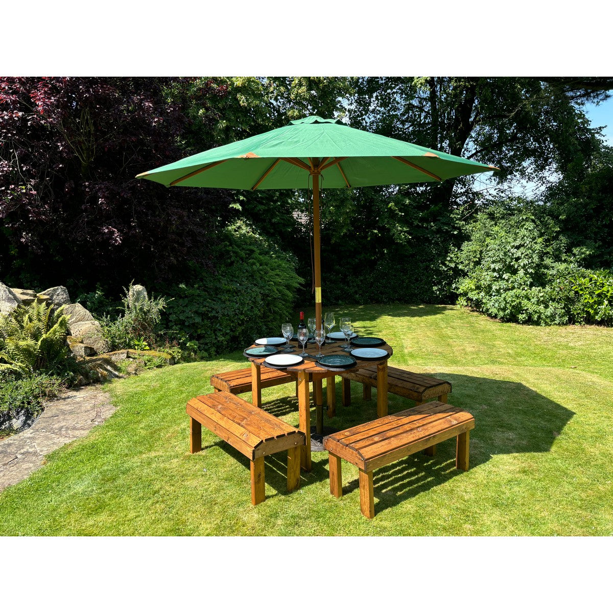 Knights Garden Patio Dining Set by Charles Taylor - 8 Seats