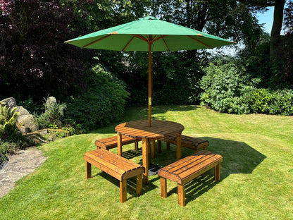 Knights Garden Patio Dining Set by Charles Taylor - 8 Seats