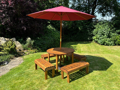 Knights Garden Patio Dining Set by Charles Taylor - 8 Seats