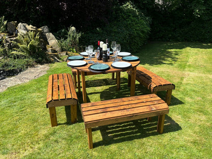 Knights Garden Patio Dining Set by Charles Taylor - 8 Seats