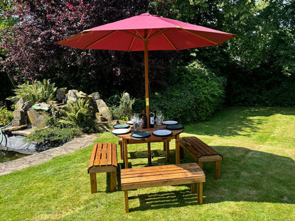 Knights Garden Patio Dining Set by Charles Taylor - 8 Seats