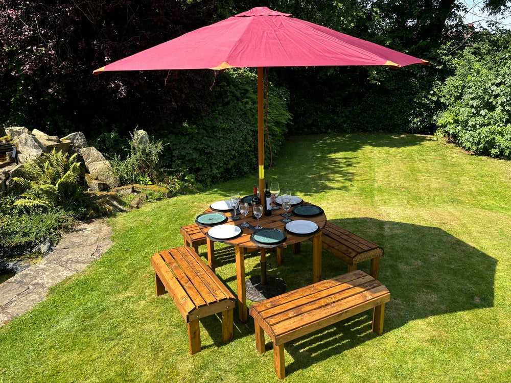 Knights Garden Patio Dining Set by Charles Taylor - 8 Seats