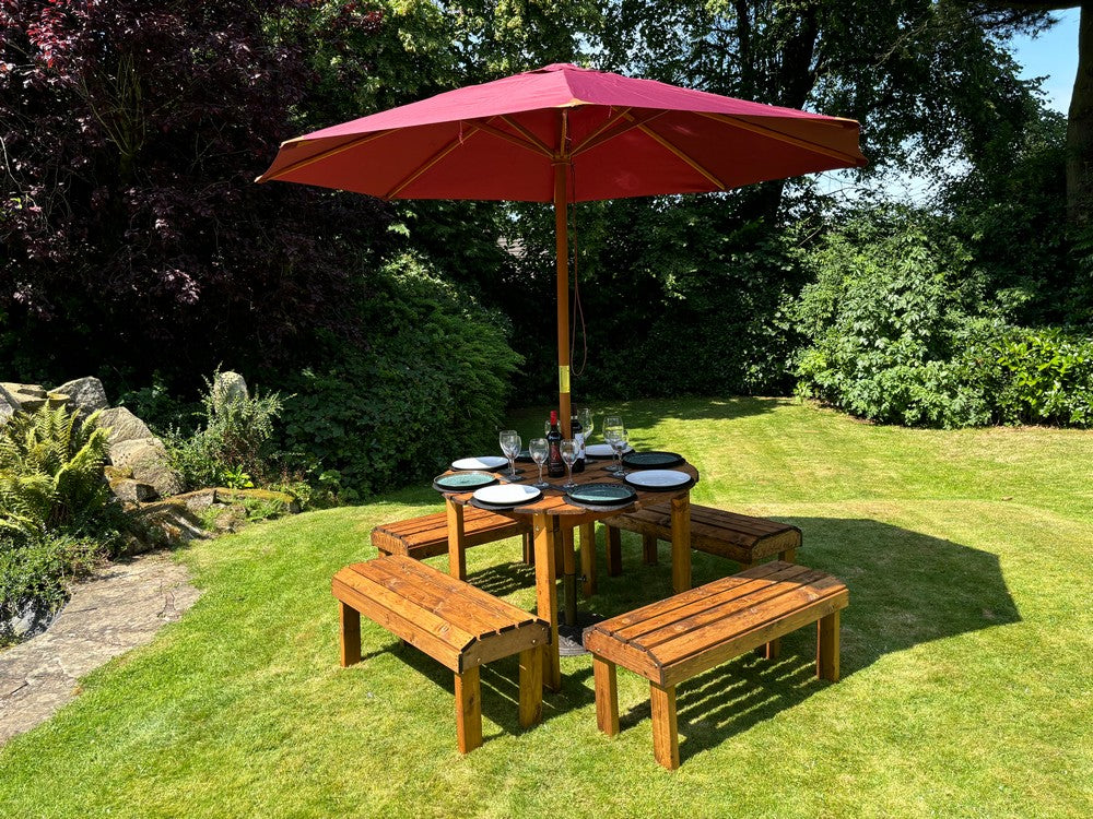 Knights Garden Patio Dining Set by Charles Taylor - 8 Seats