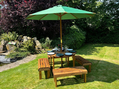 Knights Garden Patio Dining Set by Charles Taylor - 8 Seats