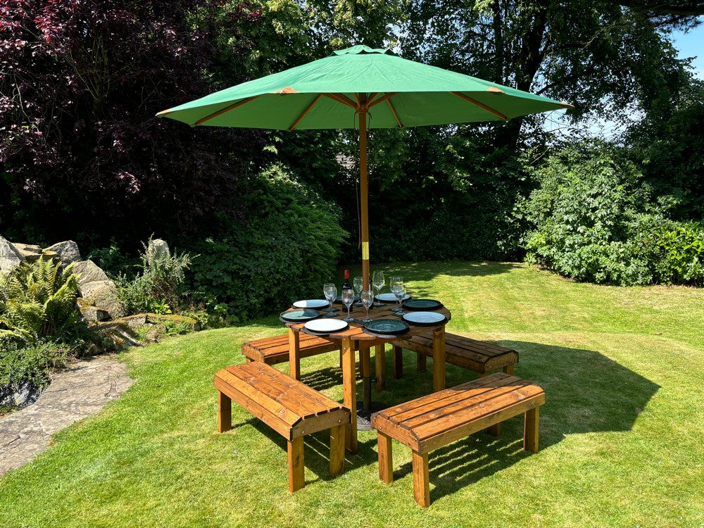 Knights Garden Patio Dining Set by Charles Taylor - 8 Seats