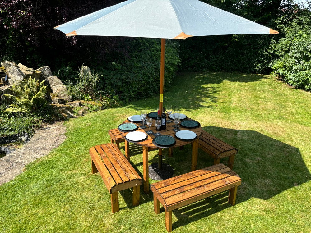 Knights Garden Patio Dining Set by Charles Taylor - 8 Seats