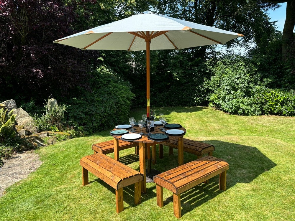 Knights Garden Patio Dining Set by Charles Taylor - 8 Seats