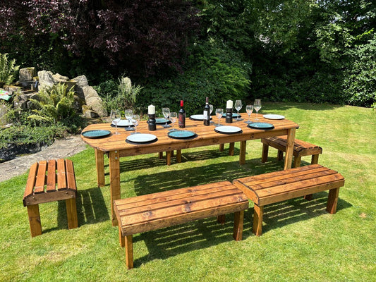 Knights Garden Patio Dining Set by Charles Taylor - 10 Seats