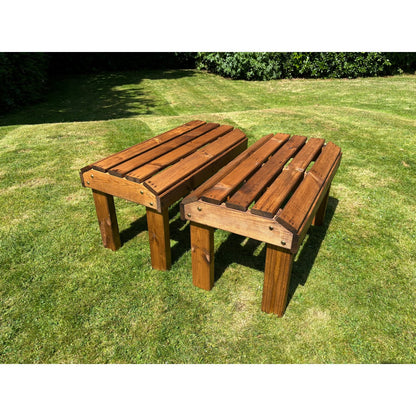 Set of Two Knights Garden Bench Bench by Charles Taylor