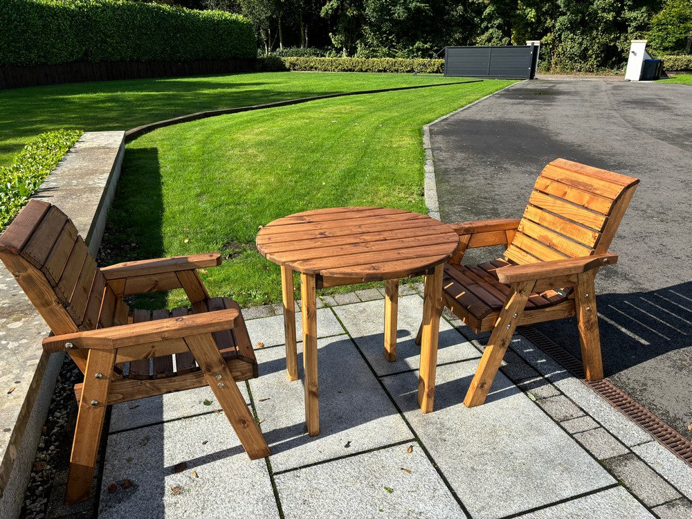 Thatcham Garden Patio Dining Set by Charles Taylor - 2 Seats