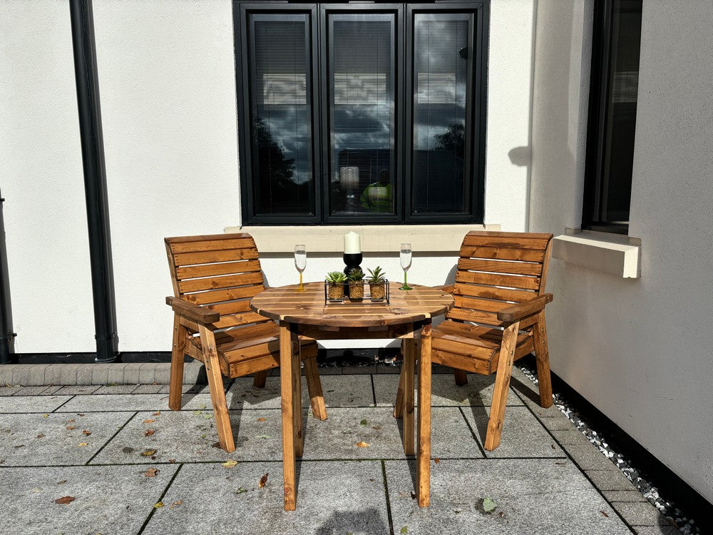 Thatcham Garden Patio Dining Set by Charles Taylor - 2 Seats