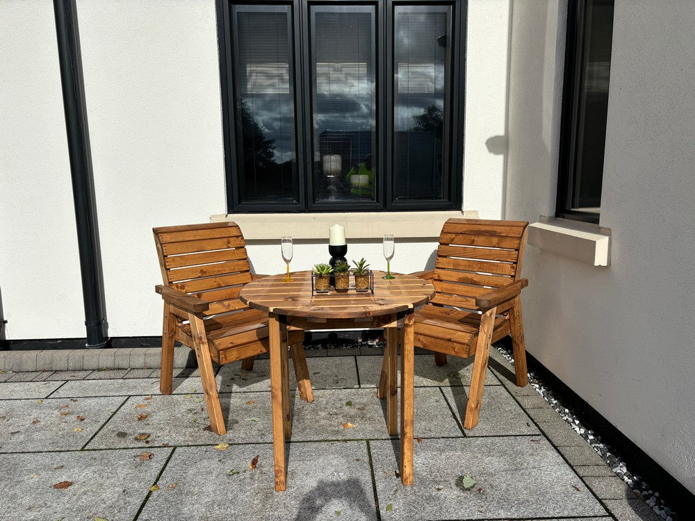 Thatcham Garden Patio Dining Set by Charles Taylor - 2 Seats