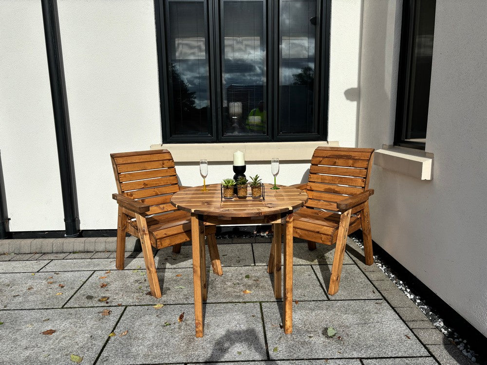Thatcham Garden Patio Dining Set by Charles Taylor - 2 Seats