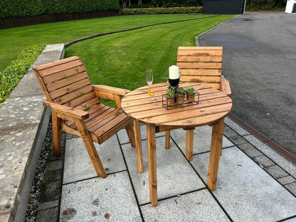 Thatcham Garden Patio Dining Set by Charles Taylor - 2 Seats