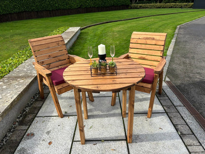 Thatcham Garden Patio Dining Set by Charles Taylor - 2 Seats