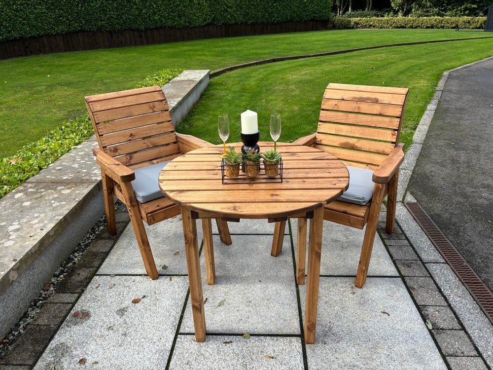Thatcham Garden Patio Dining Set by Charles Taylor - 2 Seats