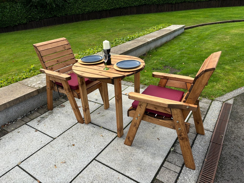 Thatcham Garden Patio Dining Set by Charles Taylor - 2 Seats