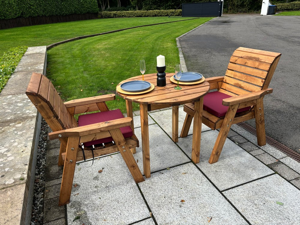 Thatcham Garden Patio Dining Set by Charles Taylor - 2 Seats