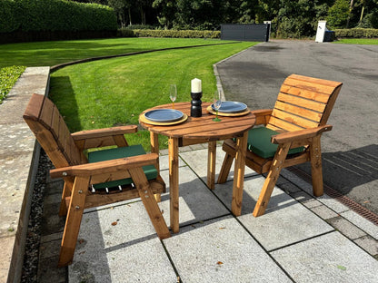 Thatcham Garden Patio Dining Set by Charles Taylor - 2 Seats