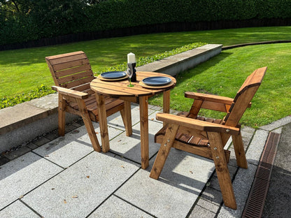 Thatcham Garden Patio Dining Set by Charles Taylor - 2 Seats
