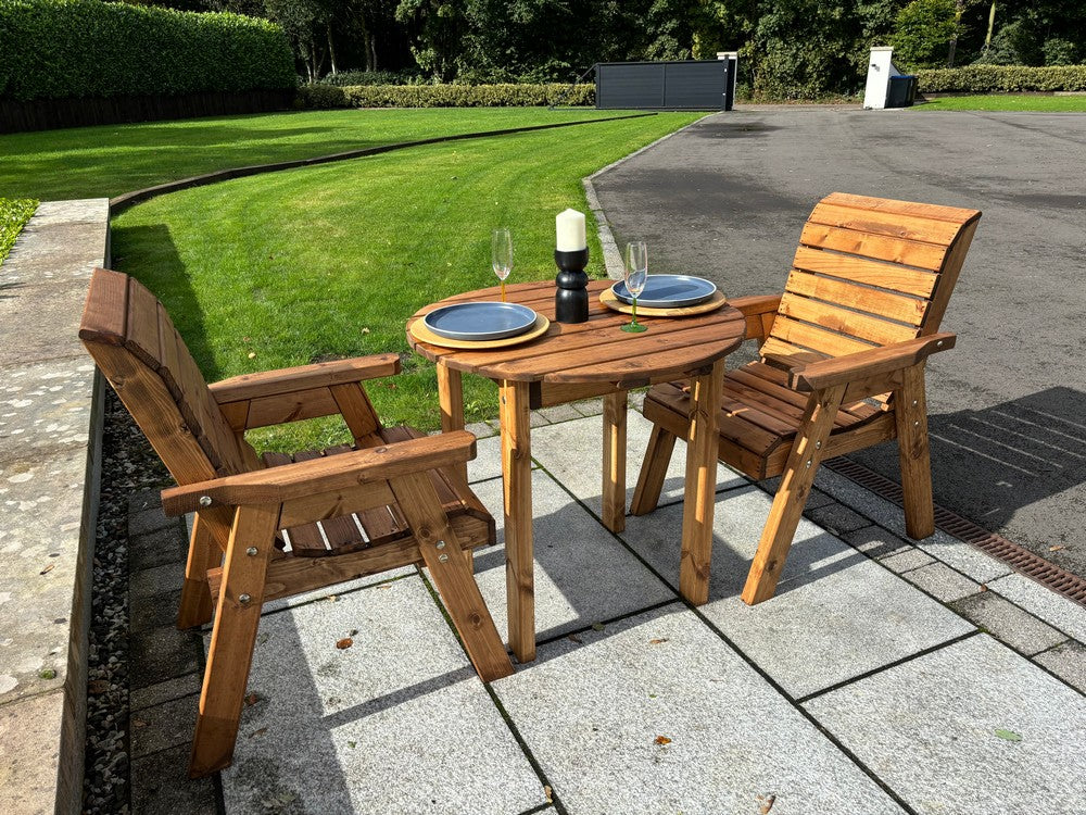 Thatcham Garden Patio Dining Set by Charles Taylor - 2 Seats