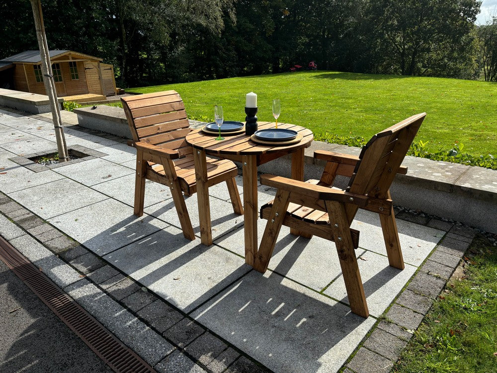 Thatcham Garden Patio Dining Set by Charles Taylor - 2 Seats