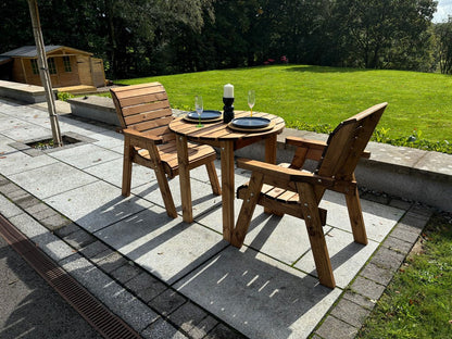 Thatcham Garden Patio Dining Set by Charles Taylor - 2 Seats