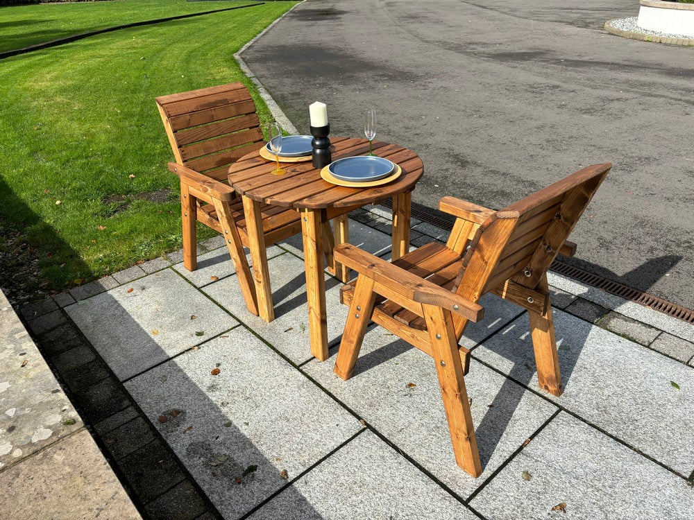 Thatcham Garden Patio Dining Set by Charles Taylor - 2 Seats