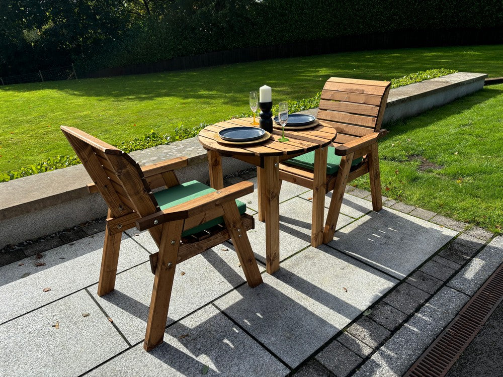 Thatcham Garden Patio Dining Set by Charles Taylor - 2 Seats