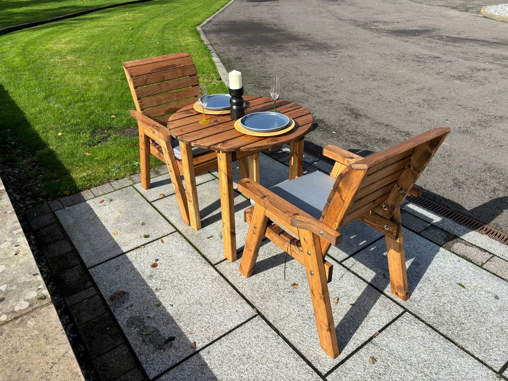 Thatcham Garden Patio Dining Set by Charles Taylor - 2 Seats