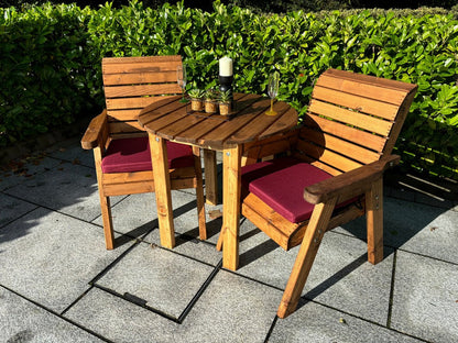 Thatcham Garden Patio Dining Set by Charles Taylor - 2 Seats