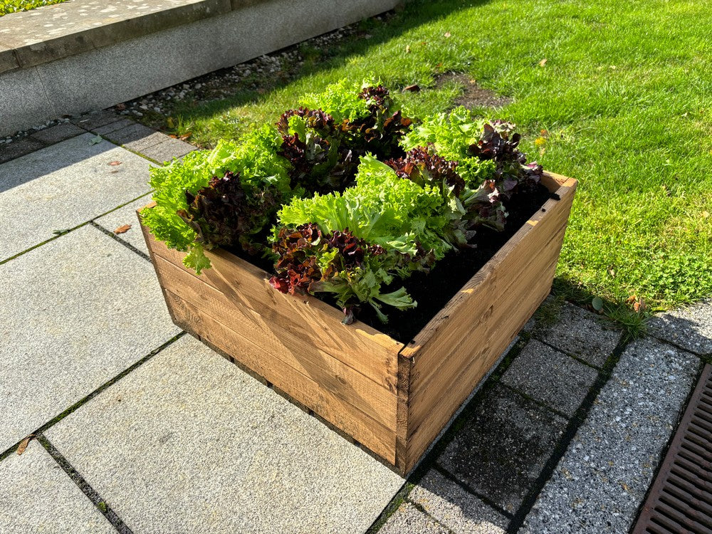 Country Square Garden Planter by Charles Taylor