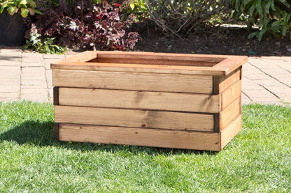 Small Scandinavian Redwood Garden Planter Trough