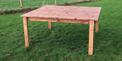 Scandinavian Redwood Garden Square Table by Charles Taylor