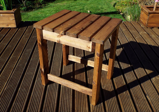 Scandinavian Redwood Garden Square Table by Charles Taylor