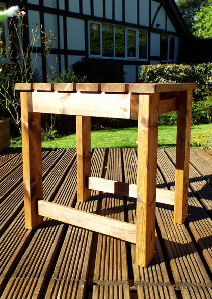 Scandinavian Redwood Garden Square Table by Charles Taylor