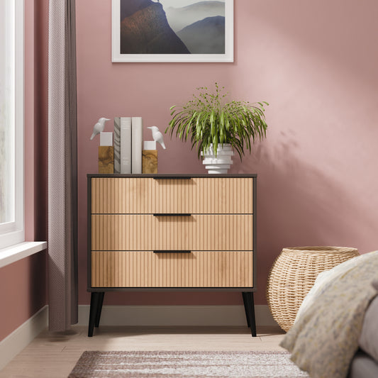 Hong Kong B Chest of Drawers Not Applicable 3 Drawers 77cm