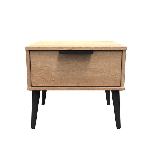 Hong Kong B Side Table Oak 1 Drawer 58cm